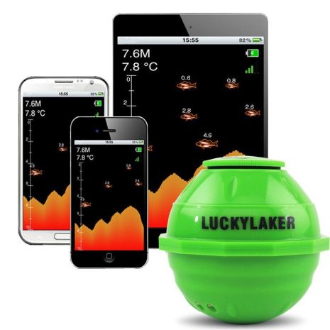 WIFI ехолот Lucky Fish Finder FF-916, Iphone&Android App