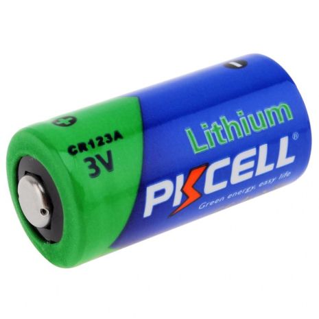 Літієва батарейка PKCELL CR123A, 3 вольти