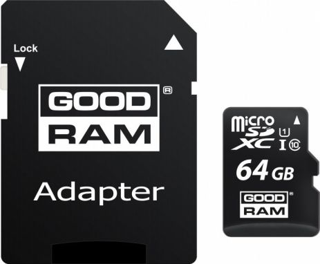 Карта пам'яті microSDXC 64GB UHS-I class 10+ adapter