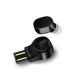Bluetooth гарнітура для телефону - бездротовий навушник з USB зарядною станцією Heonyirry X12, чорна