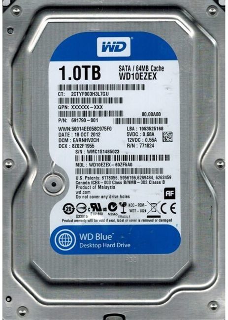 Жорсткий диск HDD для відеоспостереження 1 Тб (окремо НЕ ПРОДАЄТЬСЯ - тільки разом із відеоспостереженням)