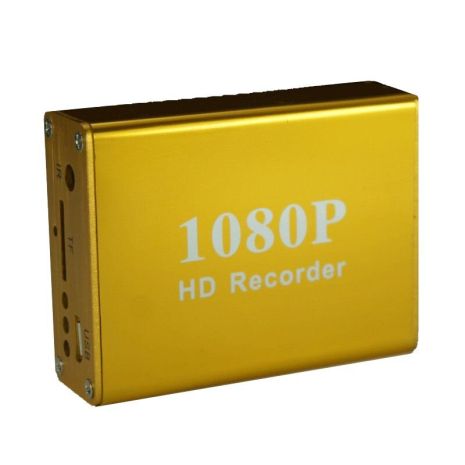 Міні відеореєстратор HD DVR на 1 камеру Pomiacam HD 1080P, з підтримкою AHD/TVI камер 2 Мп, пульт ДК