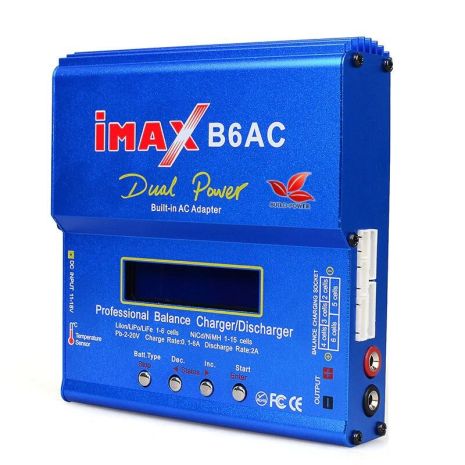 Зарядний пристрій Imax B6AC 80W, з балансиром та вбудованим БП
