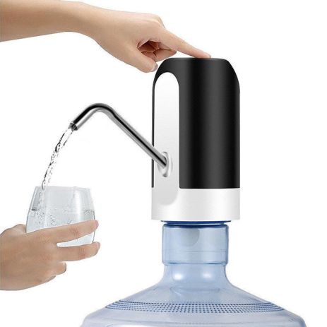 Помпа електрична для води Automatice Water Dispenser з USB (електропомпа) чорна