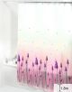 Шторка для ванної силіконова 180x180 см Lavender, Рожевий, 180*180 см, 12, 180