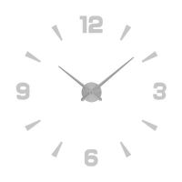 Часы настенные 3D 130 см NC (Чехия) Арабские2-W большие оригинальные белые
