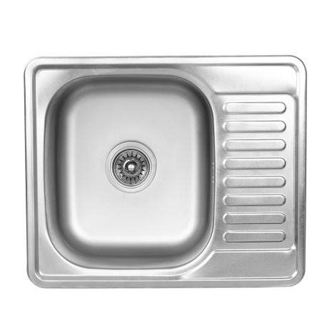 Кухонна мийка із нержавіючої сталі Platinum 5848 САТИН (0,6/170 мм)