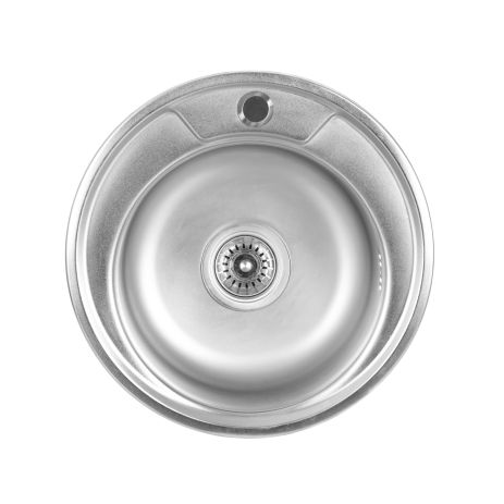 Кухонна мийка із нержавіючої сталі Platinum САТИН 450 (0,6/170 мм)