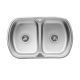 Кухонна мийка із нержавіючої сталі Platinum САТИН 7749D (0,8/180 мм)