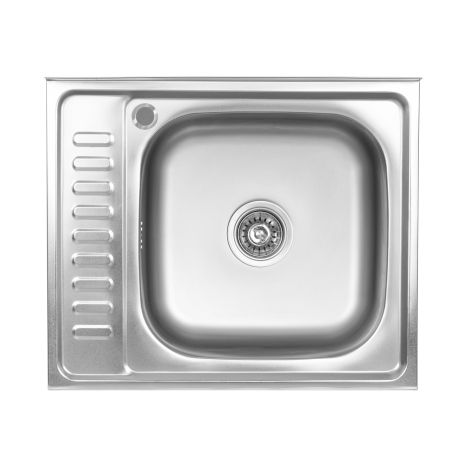 Кухонна мийка із нержавіючої сталі Platinum САТИН 6050 R (0,5/160 мм)