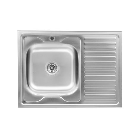 Кухонна мийка із нержавіючої сталі Platinum САТИН 8060 L (0,7/160 мм)