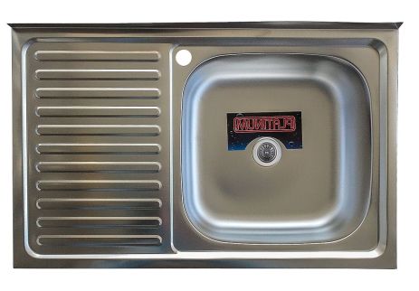 Кухонна мийка із нержавіючої сталі Platinum САТИН 8050 R (0,5/160 мм)