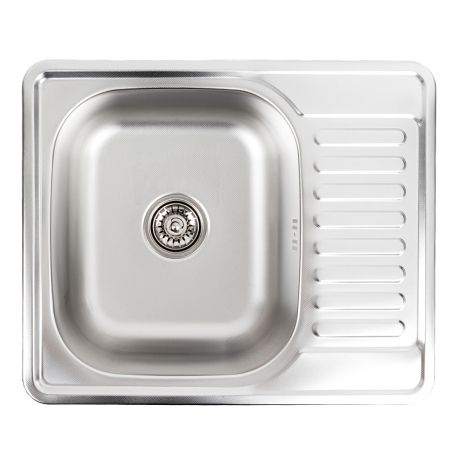 Кухонная мойка из нержавеющей стали Platinum 5848 ДЕКОР (0,6/170 мм)