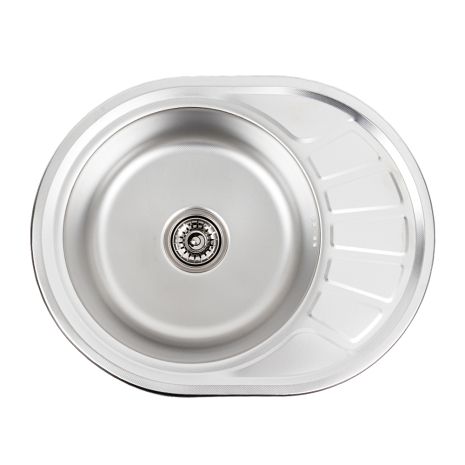 Кухонная мойка из нержавеющей стали Platinum ДЕКОР 5745 (0,6/170 мм)