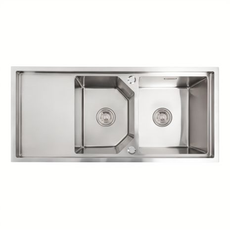 Кухонна мийка нержавіюча Platinum Handmade HDB 96*45 (з кріпленням + повна комплектація)