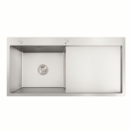 Кухонная мойка Platinum Handmade 1000х500 L (с креплением + полная комплектация)