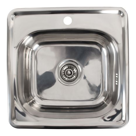 Кухонная мойка из нержавеющей стали Platinum ПОЛИРОВКА 3838 (0,6/160 мм)