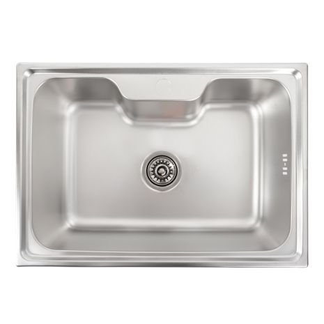 Кухонна мийка із нержавіючої сталі Platinum САТИН 6043 (0,8/180 мм)
