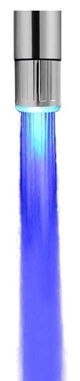 Аэратор пластиковый Platinum LD8001A6-1P BLUE (постоянный синий цвет, не реагирующий на температуру воды)