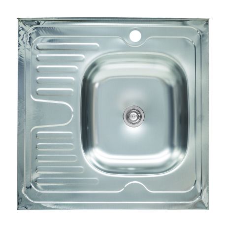 Мойка кухонная из нержавеющей стали Platinum 6060 R (0,4/120 мм)