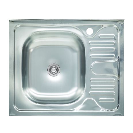 Мойка кухонная из нержавеющей стали Platinum 6050 L (0,4/120 мм)