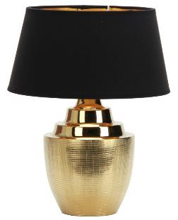 Настільна лампа Sirius FH 4415L золото з абажуром