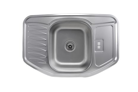 Кухонна мийка із нержавіючої сталі Platinum САТИН 7851 (0,8/180 мм)