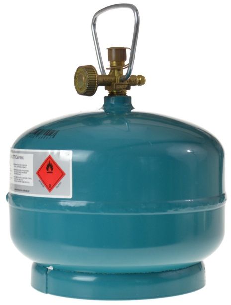 Газовий балон пропан-бутан 4,8 л / 2 кг (Польща)