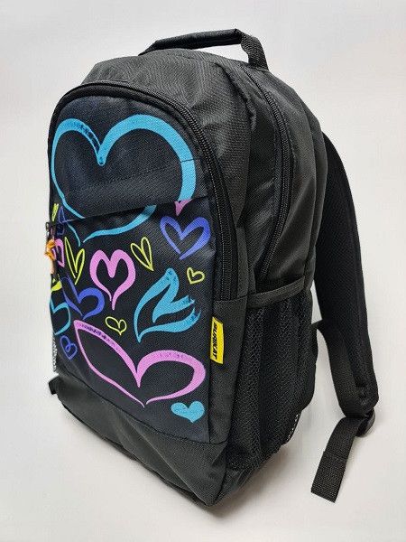 Рюкзак міський модель: Pride колір: чорний\серця