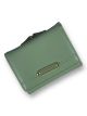 Жіночий гаманець Tailian екокожа одне відділення для купюр та одне прозоре відділення розмір: 10,5*9*3 см зелений