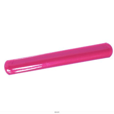 Светоотражающий браслет фликер 40см Розовый