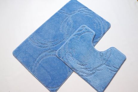 Набір килимків у ванну та туалет Vonaldi 80*50 см та 40*50 см 00195/s