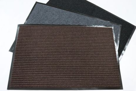 Придверний килимок з ворсовим покриттям "Смуга" 40*60 см