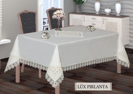 Скатертина на стіл 160*220 см Lux Pirlanta, пр-во Туреччина