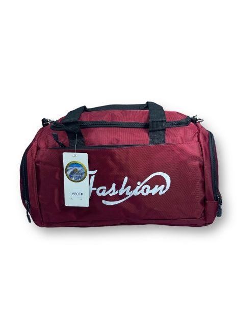 Дорожная сумка 40 л Fashion 1 отделение 3 дополнительных отделения размер: 30*50*24 см красная