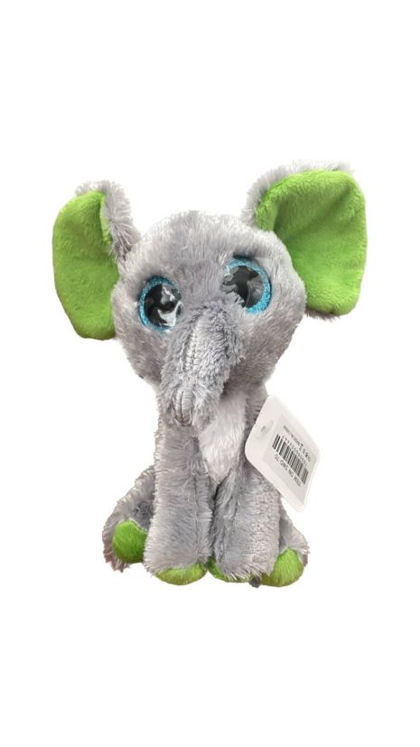 Мягкая игрушка Слон серый 15 см Милые глазки