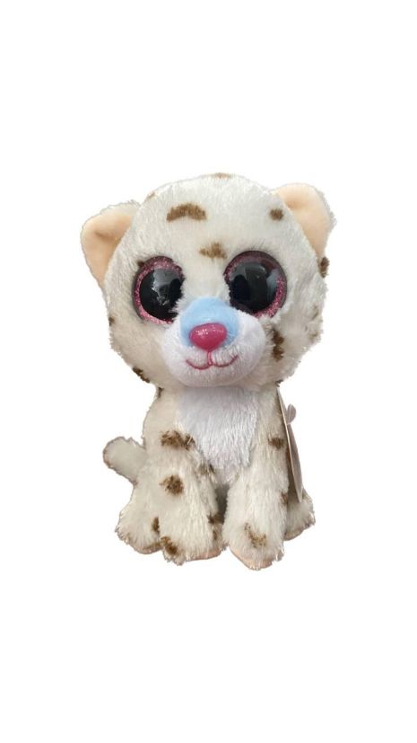 М'яка іграшка Білий леопард 15 см Милі очі