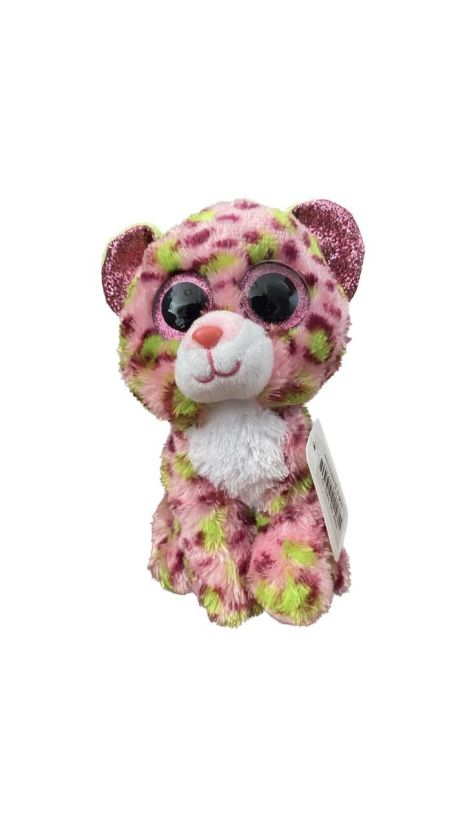 Мягкая игрушка Розовый леопард 15 см Милые глазки