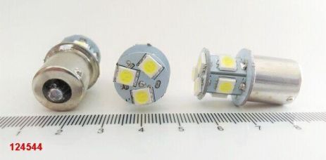 Лампа светодиод с/ц 12V P21W 1156 8SMD белая