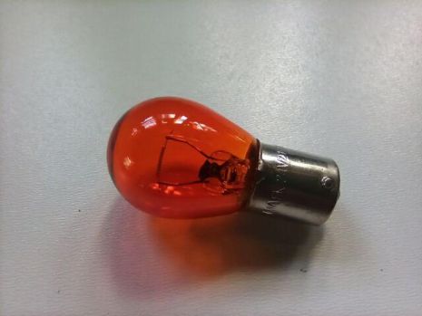 Лампа з цоколем МАЯК 24V PY21W Ultra (82418ORANGE) (10 шт. в уп.) оранжева/зміщений вусик