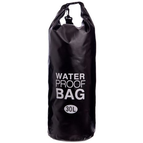 Гермомішок водонепроникний Waterproof Bag 30 л чорний