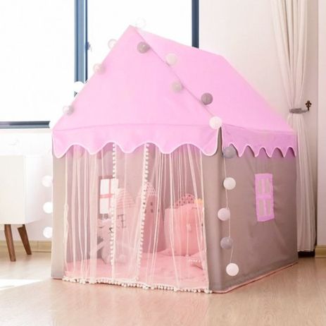 Детская палатка - розовая +подсветка