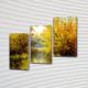 Модульная картина Осеннее очарование а на Холсте, 100х110 см, (70x35-3)