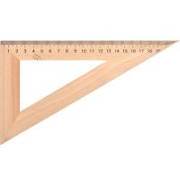 Треугольник 22 см деревянный (60*90*30)