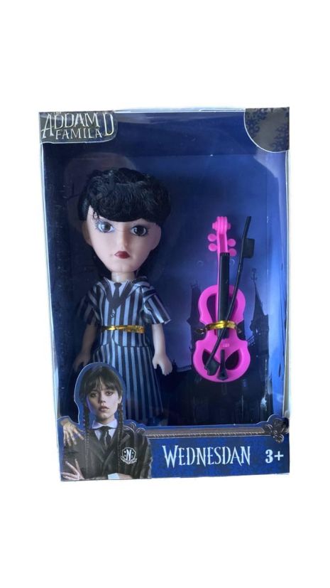 Венздей лялька із серіалу Уенсдей (Сімейка Аддамсів) Сукня Valentino зі скрипкою