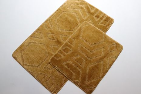Набір килимків для ванної 100x60 см+ 50x60 см Banyoser Vonaldi без вирізу BS-0113