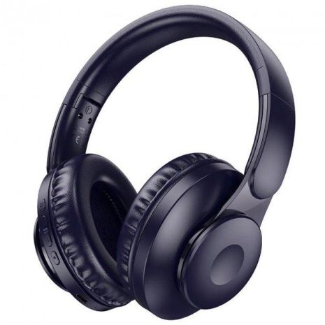 Бездротові навушники повнорозмірні Hoco W45 |BT5.3/AUX, 46h| сині