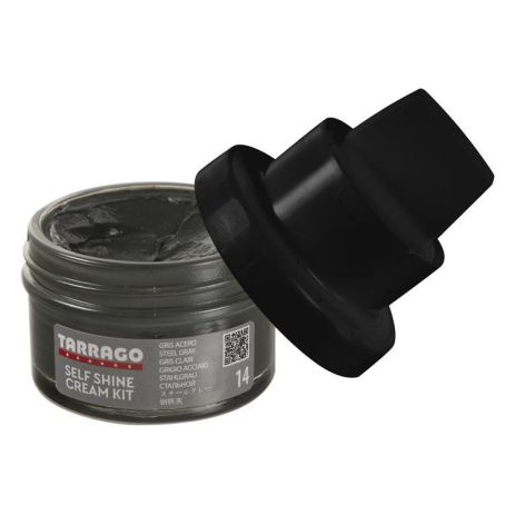Крем для взуття сталевий Tarrago Self Shine Kit Cream, 50 мл, TCT64 (14)