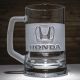 Бокал для пива с гравировкой логотипа Honda