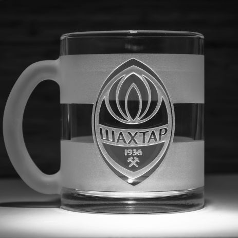 Чашка з гравіюванням футбольного клубу Шахтар Донецьк